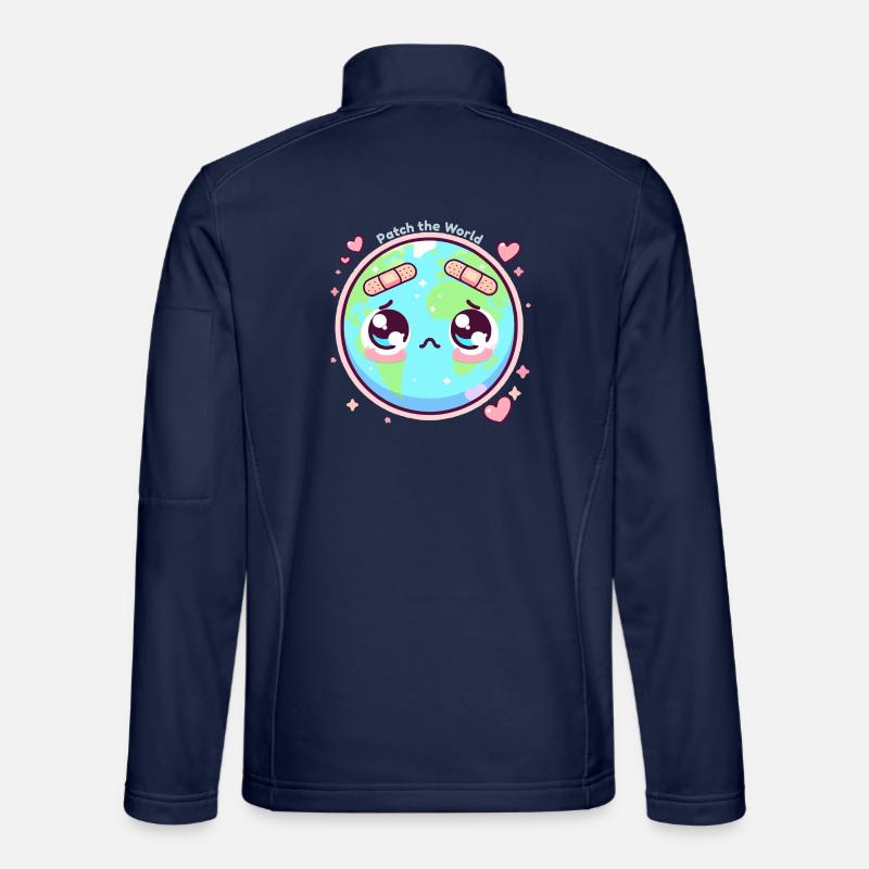 Patch the World - Unisex Softshell Jacket - navy
