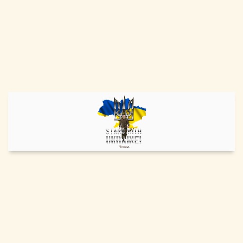 Ukraine Tryzub Symbol Wolodymyr Selenskyj - Auto-Aufkleber
