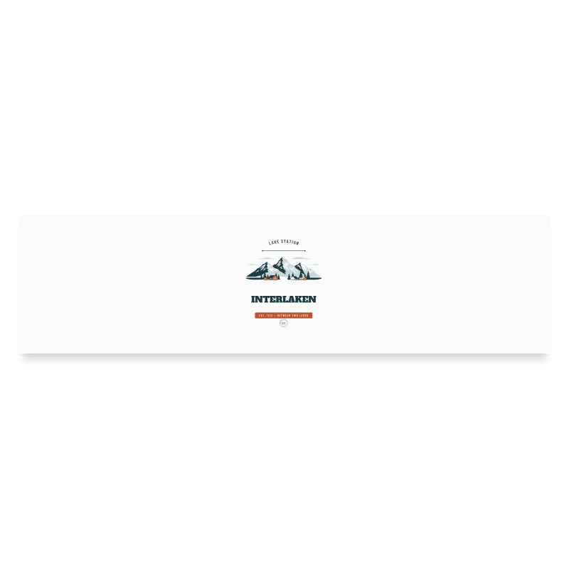 Interlaken badge on a bumper sticker