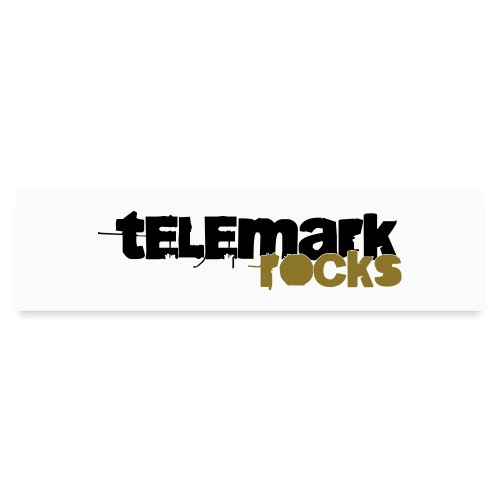 Telemark rocks - Auto-Aufkleber
