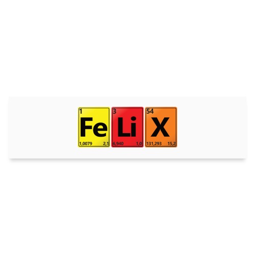 FELIX - Dein Name im Chemie-Look - Auto-Aufkleber

