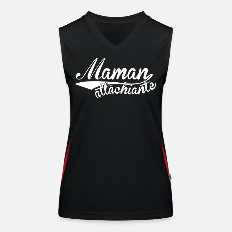 Maman attachiante Débardeur respirant contrasté Femme