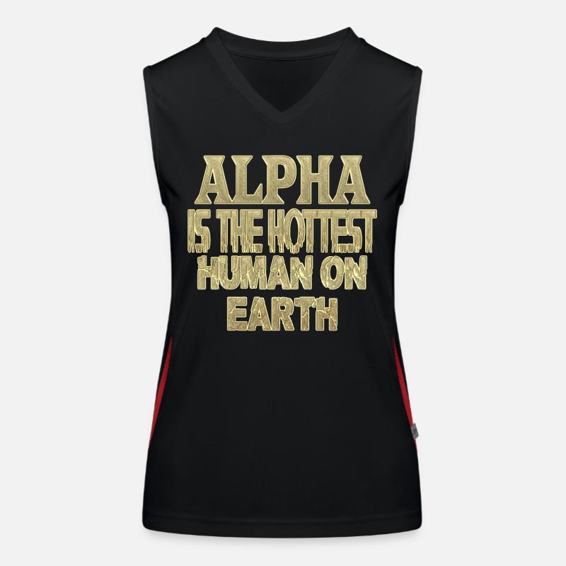 alpha Débardeur respirant contrasté Femme