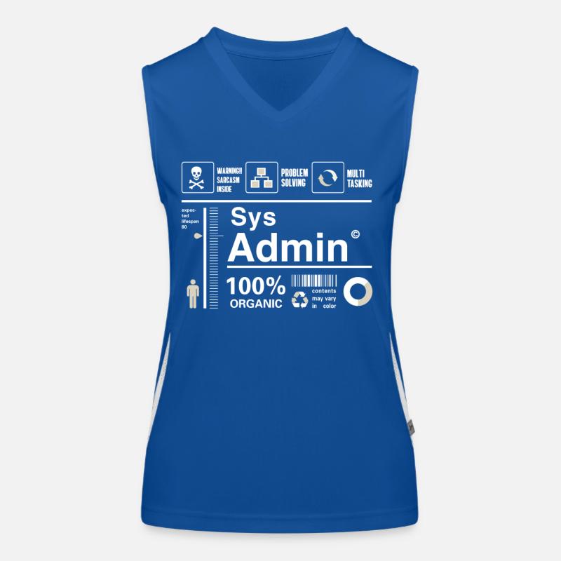 Sys Admin programmier Computer Nerd pc Platine cpu Funktionelles Kontrast-Tank Top für Frauen