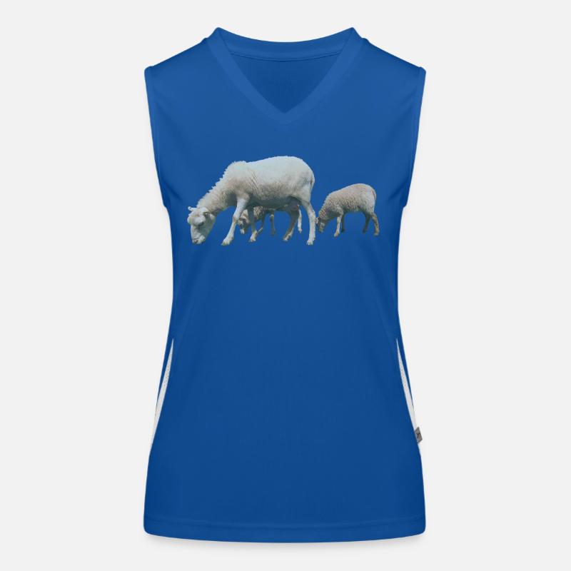 mouton Débardeur respirant contrasté Femme