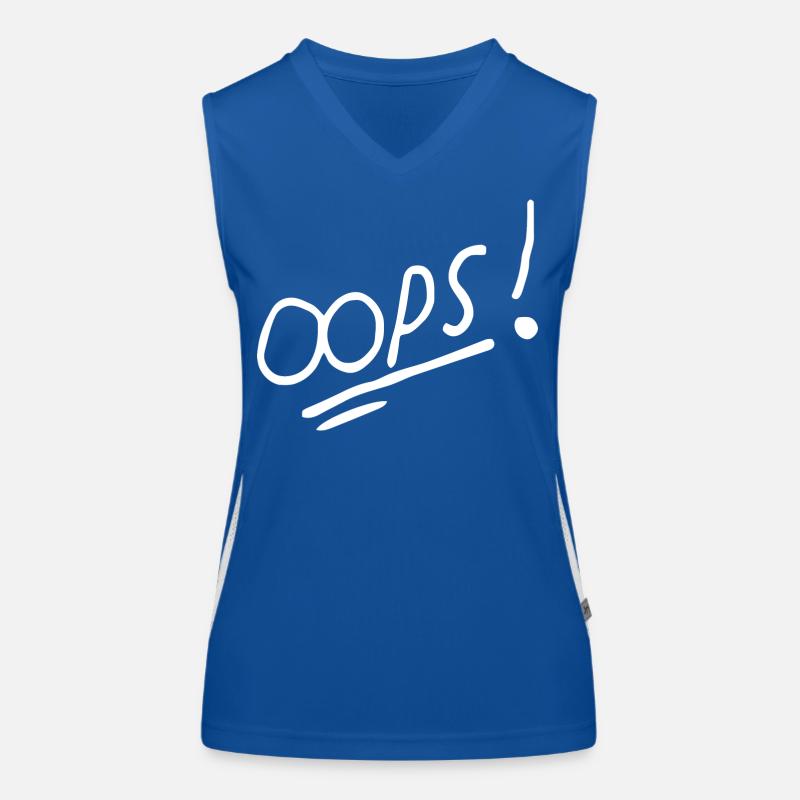 Lebendiges handschriftliches Textdesign Funktionelles Kontrast-Tank Top für Frauen