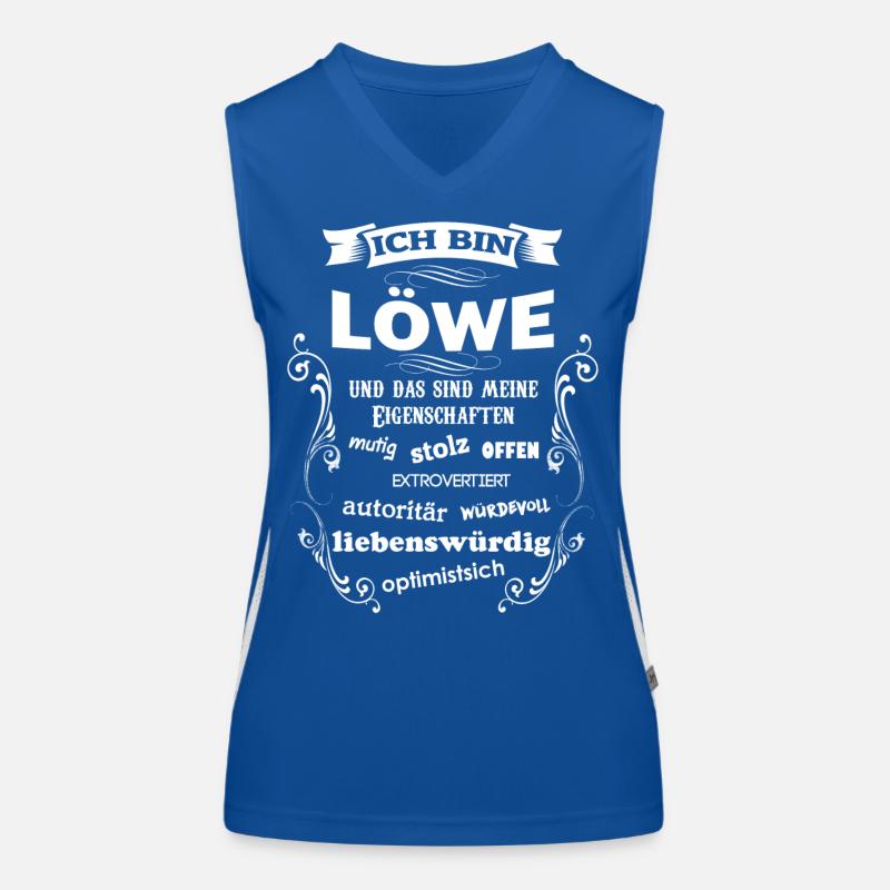 LÖWE - GEBURTSTAG Funktionelles Kontrast-Tank Top für Frauen