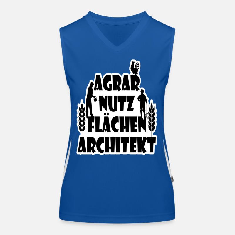 Architecte de l'utilisation des terres agricoles synonyme de paysan Débardeur respirant contrasté Femme