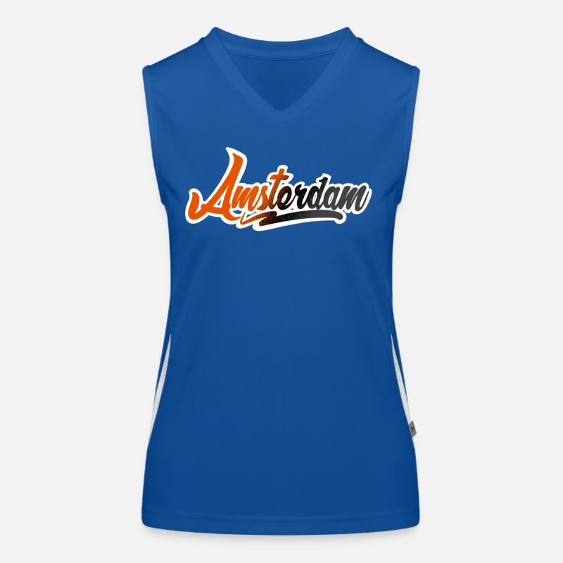 Amsterdam Débardeur respirant contrasté Femme