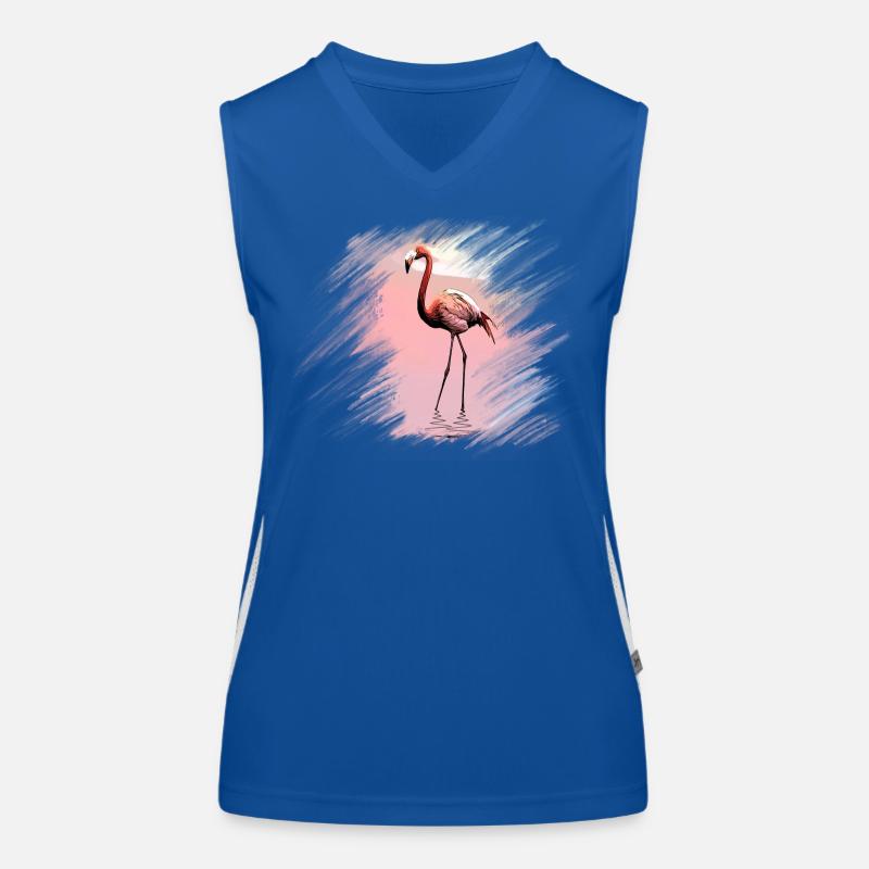flamant Débardeur respirant contrasté Femme