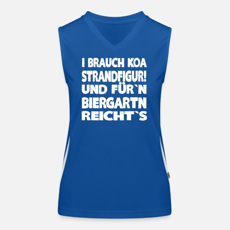 I BRAUCH KOA STRANDFIGUR Funktionelles Kontrast-Tank Top für Frauen