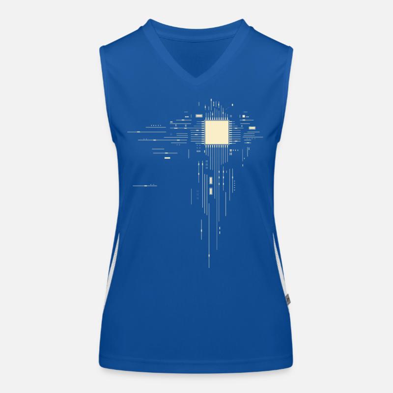 Processeur - PCB Débardeur respirant contrasté Femme