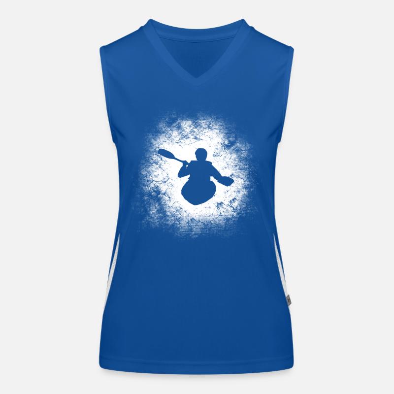 Kajak Funktionelles Kontrast-Tank Top für Frauen