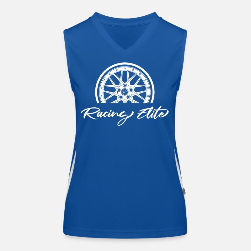 Felge Rad Auto Tuner Tuning Racing Logo Garage Funktionelles Kontrast-Tank Top für Frauen