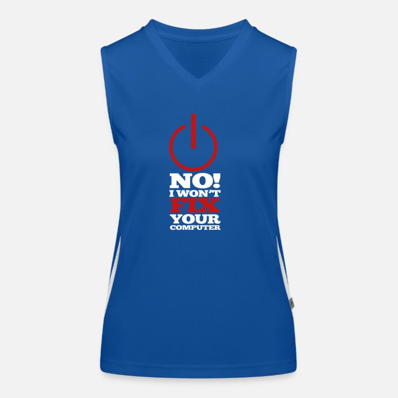 Computer Programm Code Nerd Script Hacker Funktionelles Kontrast-Tank Top für Frauen
