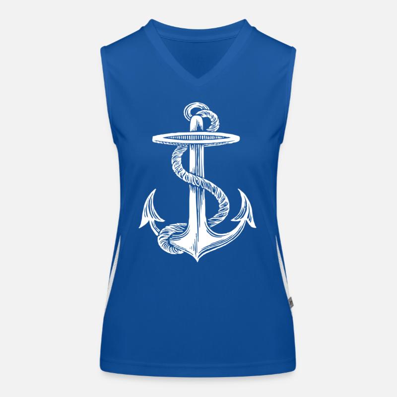 Anker Funktionelles Kontrast-Tank Top für Frauen