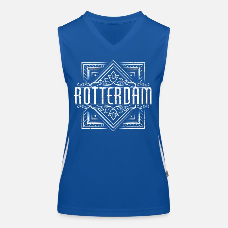 Conception de Rotterdam Débardeur respirant contrasté Femme