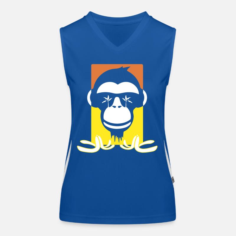 Funny Monkey Women's Functional Contrast Tank Top