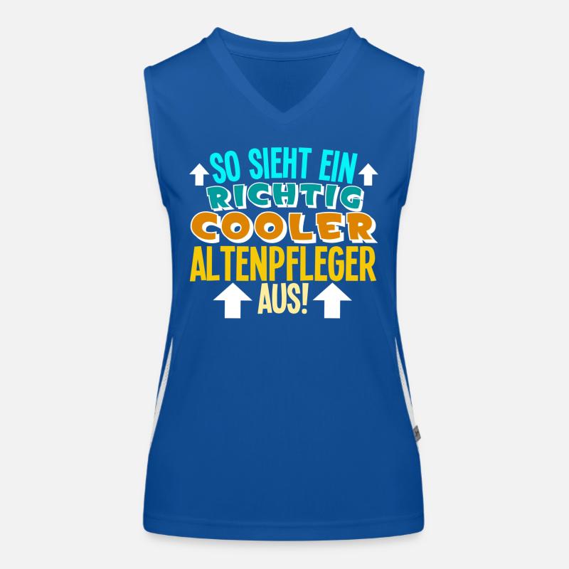 Altenpfleger Funktionelles Kontrast-Tank Top für Frauen