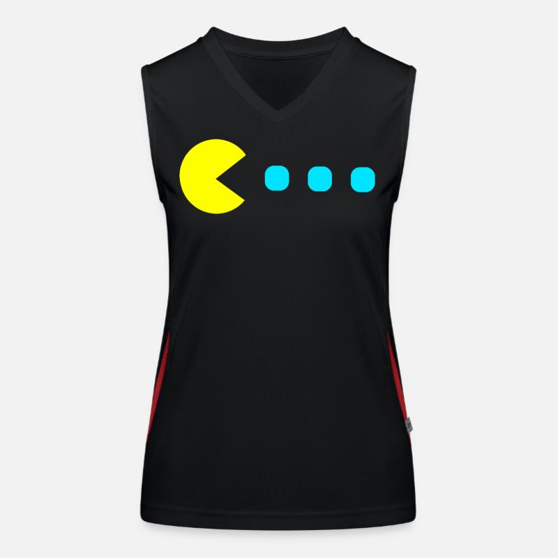 Retro Game Funktionelles Kontrast-Tank Top für Frauen