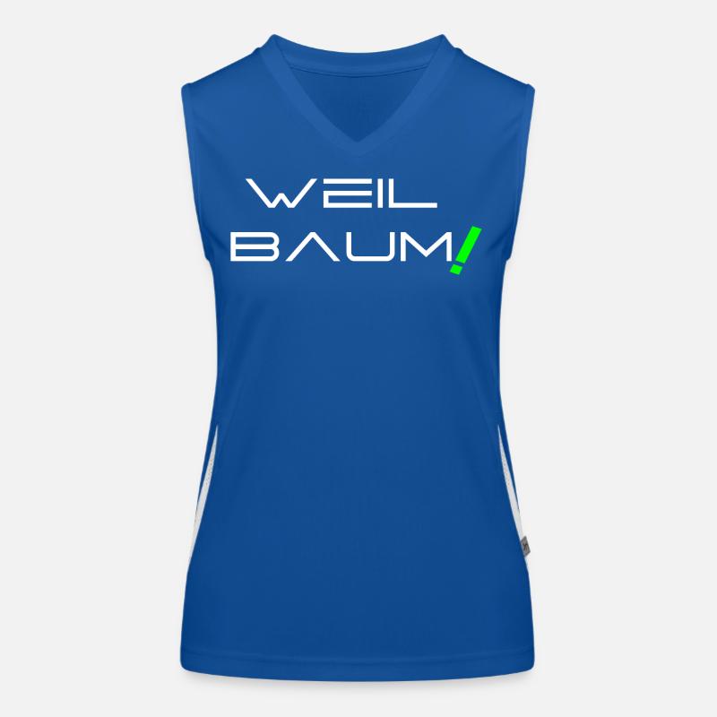 Parce qu’arbre ! Débardeur respirant contrasté Femme