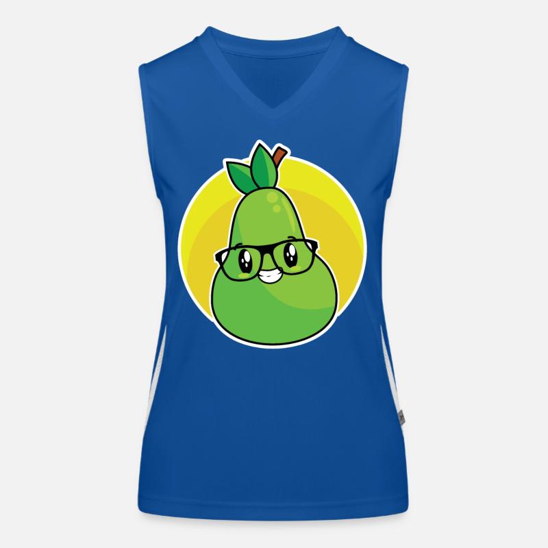 Birne Funktionelles Kontrast-Tank Top für Frauen