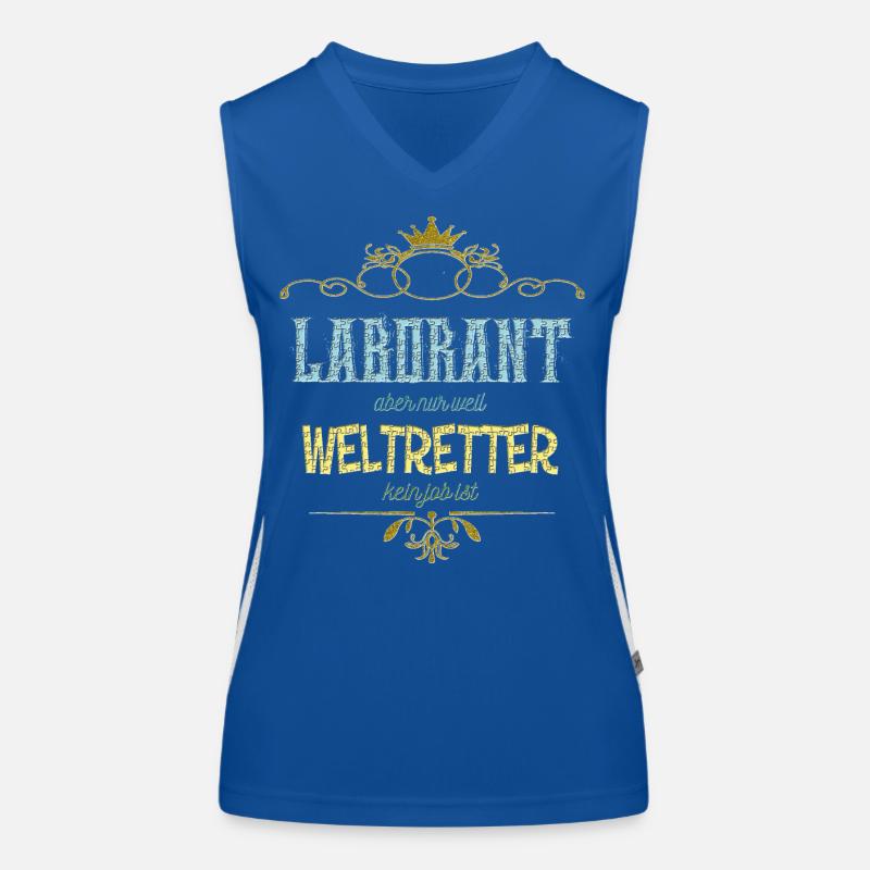 Laborant Weltretter Funktionelles Kontrast-Tank Top für Frauen