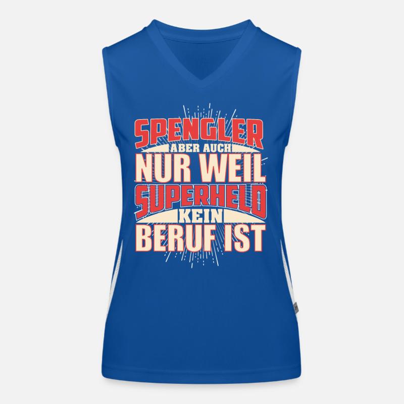 Spengler Superheld Funktionelles Kontrast-Tank Top für Frauen