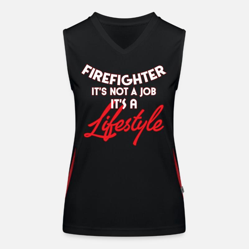 pompiers Débardeur respirant contrasté Femme
