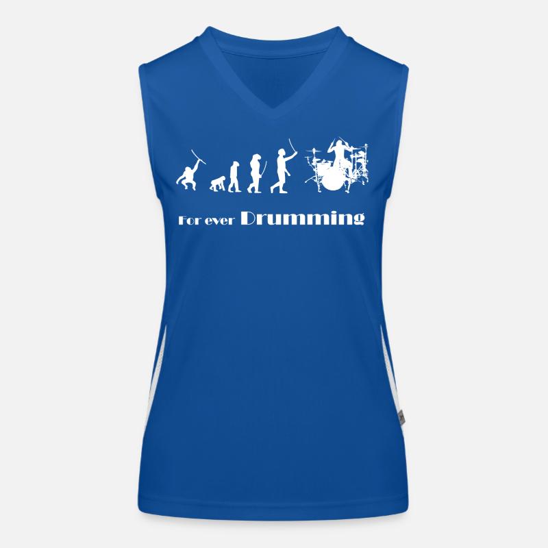 Evolution - For ever Drumming Funktionelles Kontrast-Tank Top für Frauen