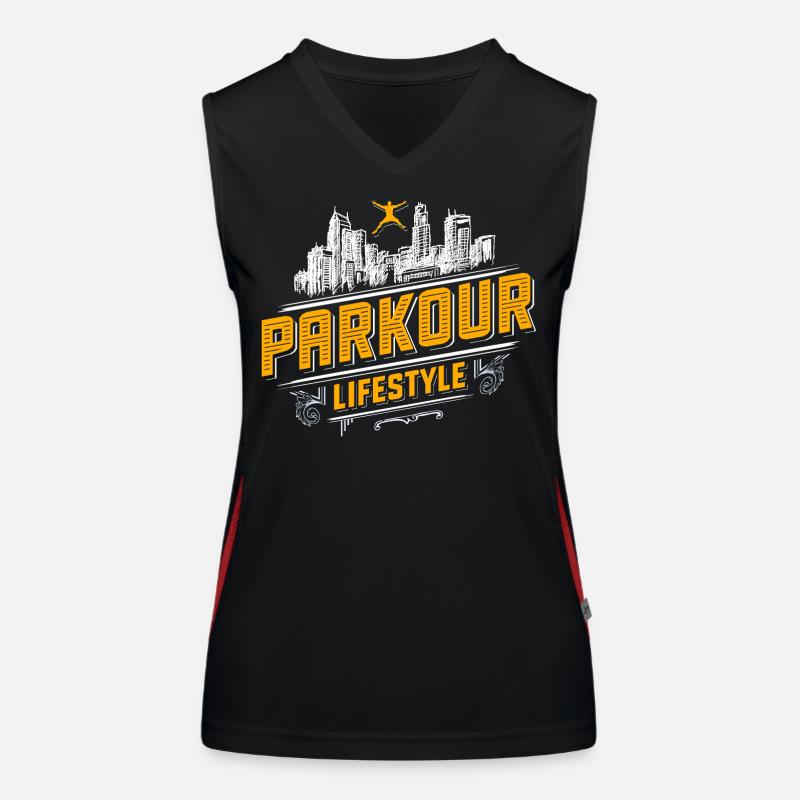 Parkour - Freerunning - Parcour Débardeur respirant contrasté Femme