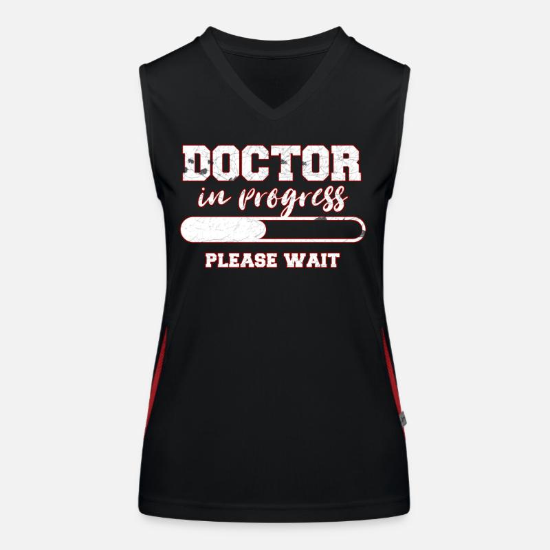 Arzt Funktionelles Kontrast-Tank Top für Frauen