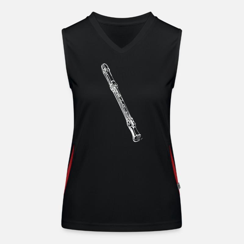 Flûte à bec Débardeur respirant contrasté Femme