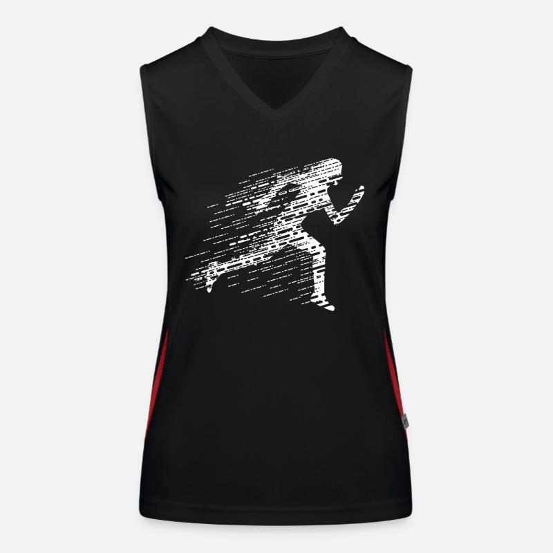 Sprinter Débardeur respirant contrasté Femme