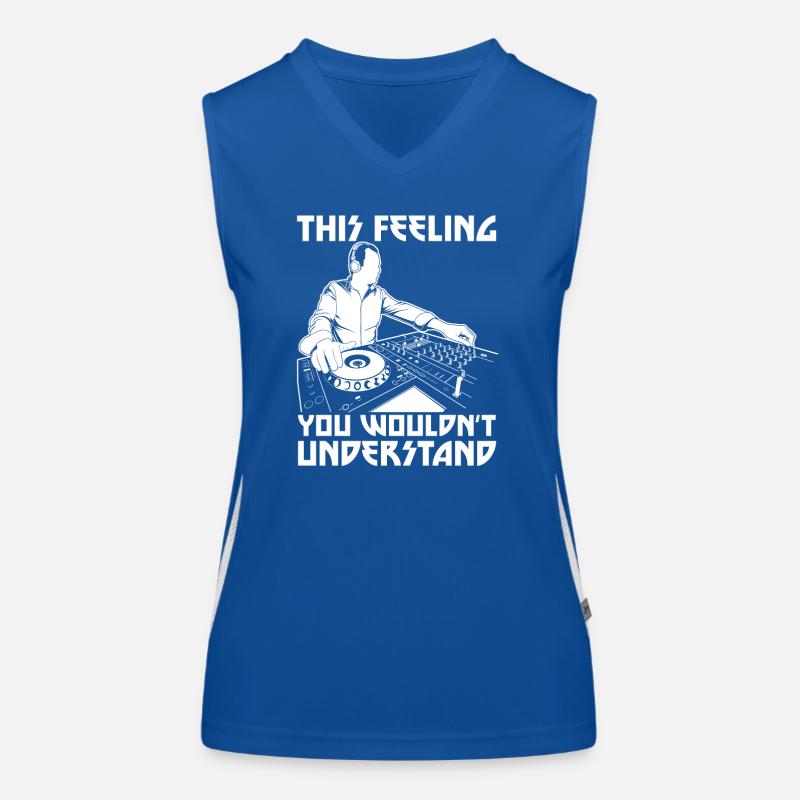 DJ mixer Women's Functional Contrast Tank Top