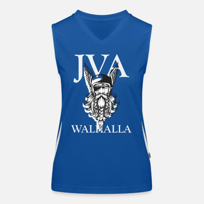 JVA Walhalla Prison Funny Saying Odin Thor Women's Functional Contrast Tank Top