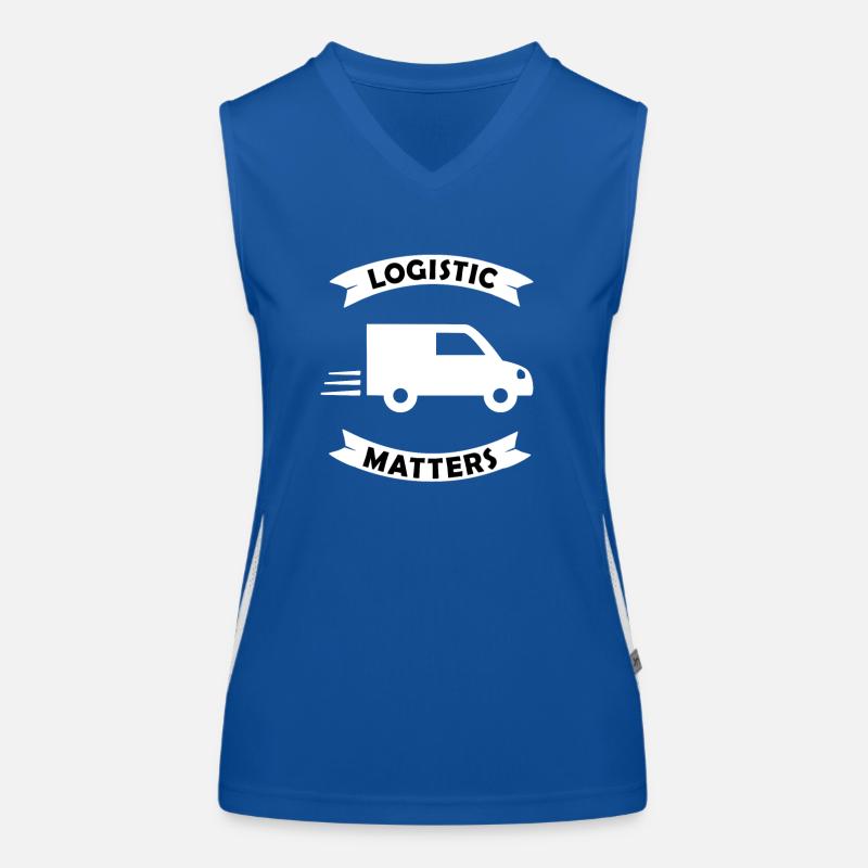Logistik und Transport Funktionelles Kontrast-Tank Top für Frauen