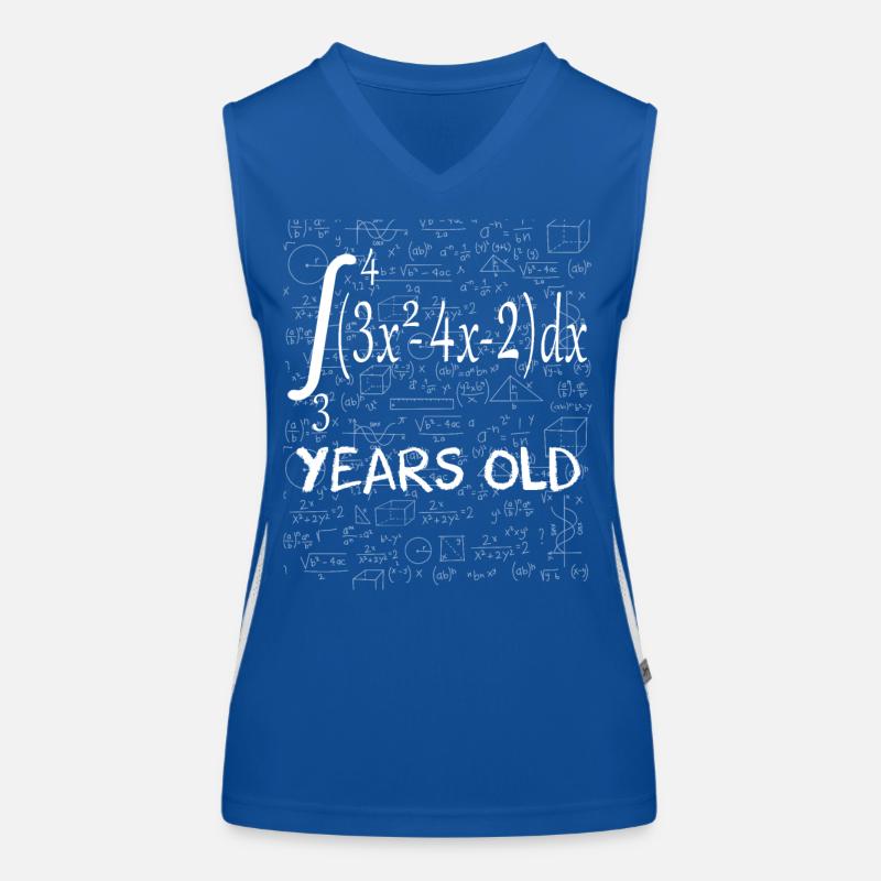 Lustige Mathe-Geek-Integralrechnung 21. Geburtstag 21 Funktionelles Kontrast-Tank Top für Frauen