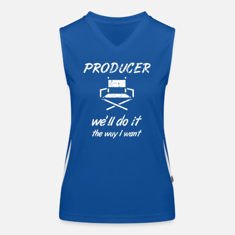 Videoproduzent Funktionelles Kontrast-Tank Top für Frauen