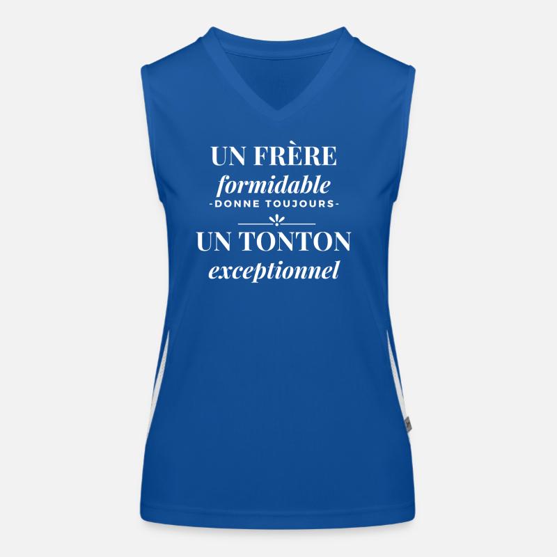 Frère formidable tonton exceptionnel Débardeur respirant contrasté Femme