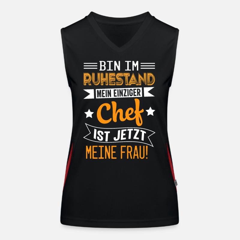 Rente Pension Ruhestand Rentner 2021 Funktionelles Kontrast-Tank Top für Frauen