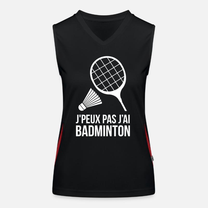 Badminton Débardeur respirant contrasté Femme