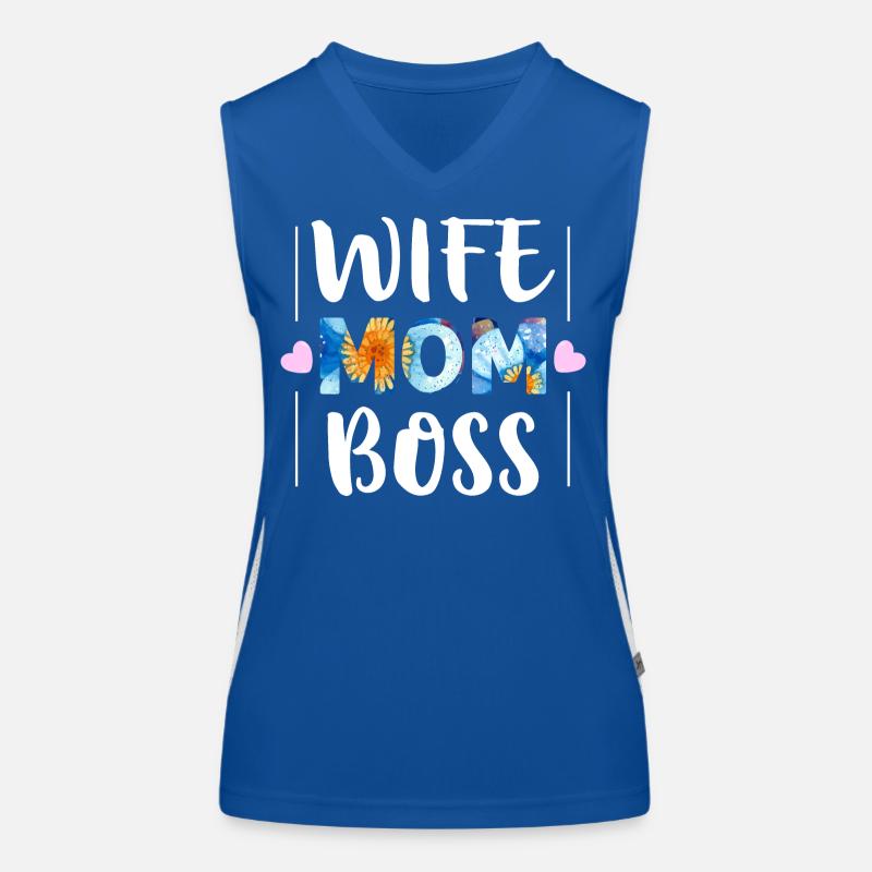Mama Funktionelles Kontrast-Tank Top für Frauen