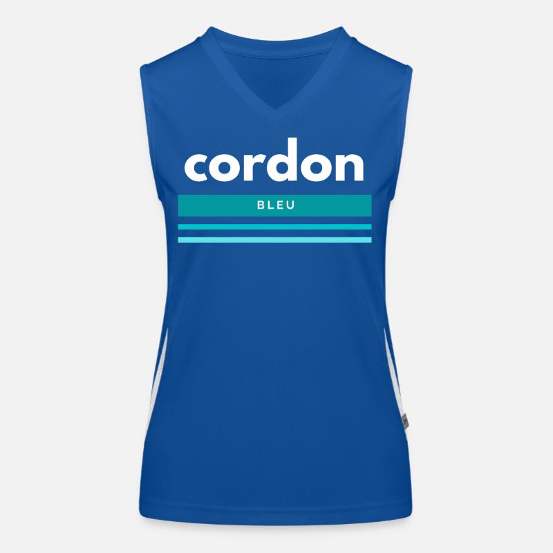 Cordon Bleu Lustiges Shirt Geschenk Funktionelles Kontrast-Tank Top für Frauen
