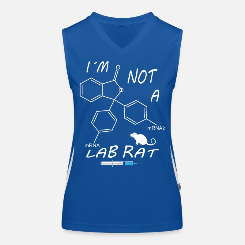 I'm not a lab rat Women's Functional Contrast Tank Top
