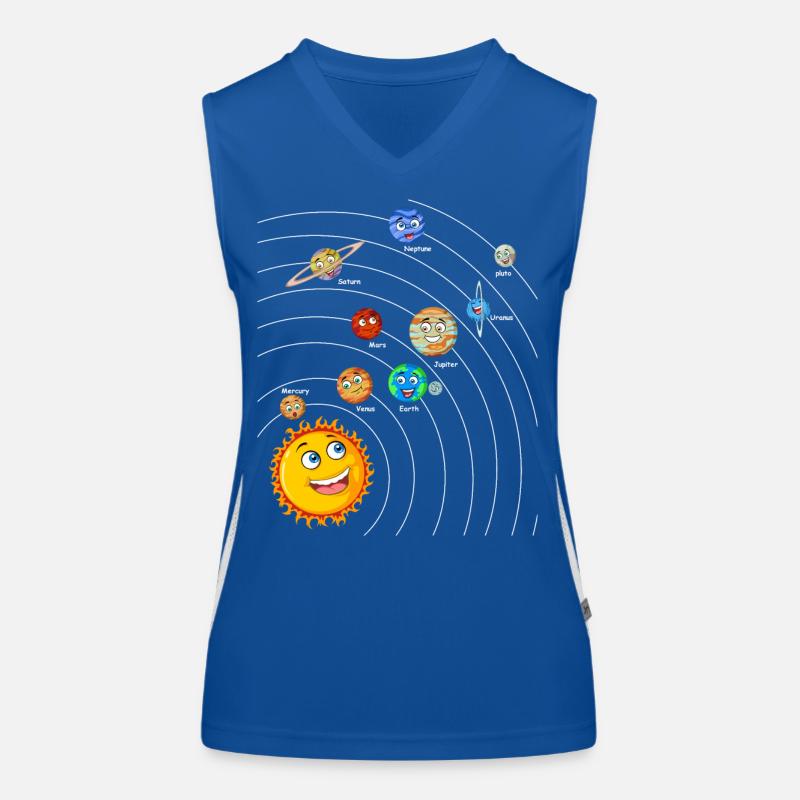 Système solaire Débardeur respirant contrasté Femme