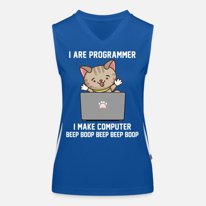 Programmierer Funktionelles Kontrast-Tank Top für Frauen