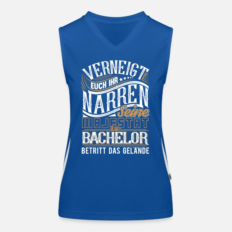 Bachelor Funktionelles Kontrast-Tank Top für Frauen