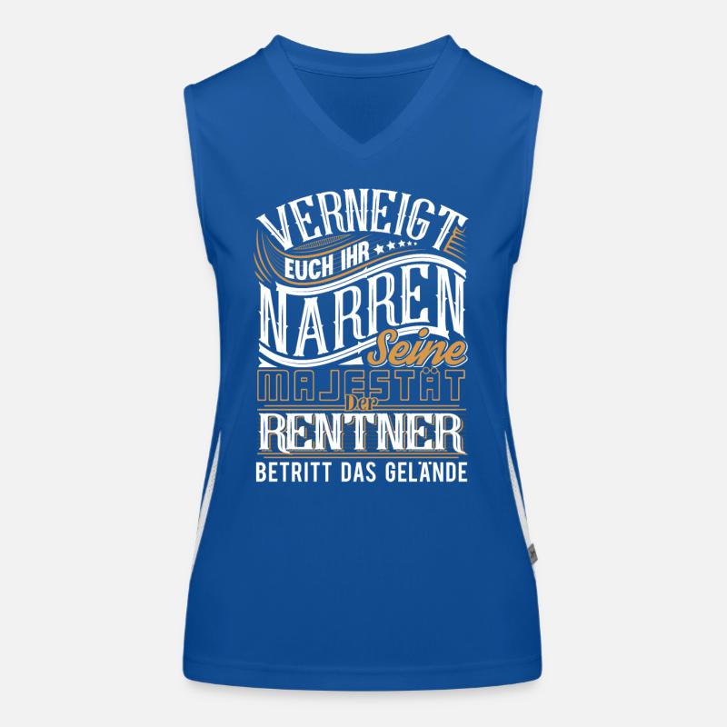 Rentner Funktionelles Kontrast-Tank Top für Frauen