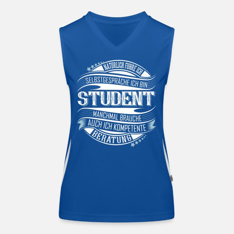 Student Funktionelles Kontrast-Tank Top für Frauen